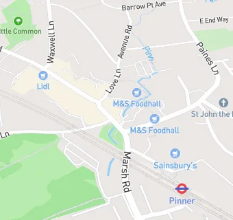 map for Pinner Local