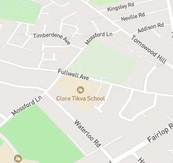 map for Clore Tikva School