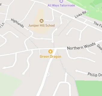 map for The Green Dragon Public House