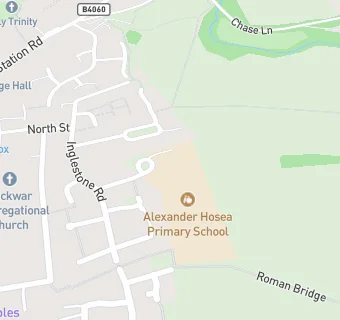 map for Alexander Hosea Primary School