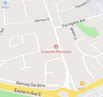 map for Crescent Pharmacy