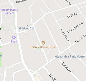 map for Norfolk House School