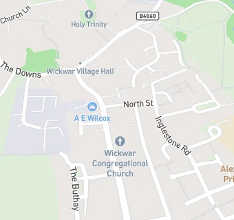 map for Wickwar Social Club