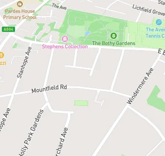 map for The Mountfield Surgery