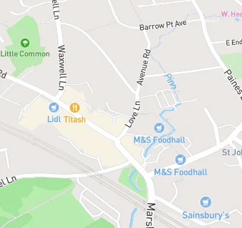 map for St Luke's Parish Centre