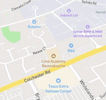 map for Lime Academy Ravensbourne