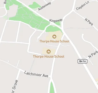 map for Holroyd Howe at Thorpe House School