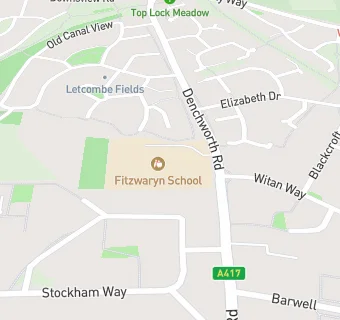 map for Edwards and Ward at Fitzwaryn School