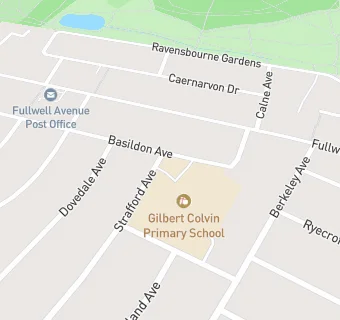 map for Gilbert Colvin Primary School
