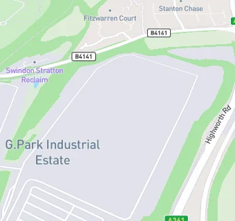 map for Mitie At B & Q Swindon DC 2 (Satellite Bldg Same DC1)