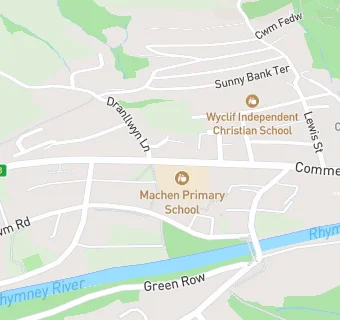 map for Machen Primary School