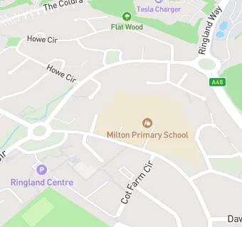 map for Milton Junior School