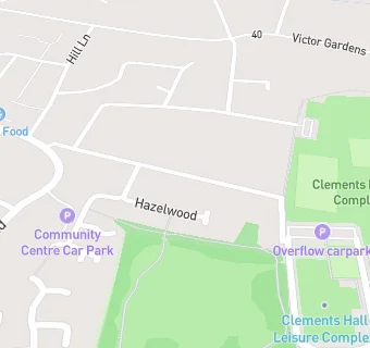 map for Hawkwell Park Drive - Branch Surgery