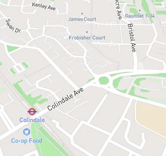 map for Colindale Local