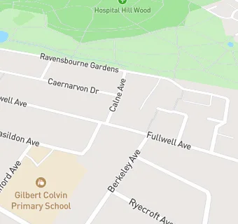 map for The Fullwell Avenue Surgery