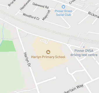 map for Harlyn Primary School