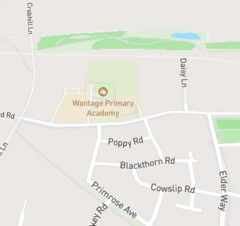 map for Wantage Primary Academy