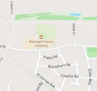 map for Wantage Primary Accademy