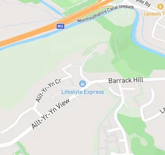 map for Allt-yr-yn Stores