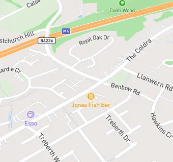 map for Toby Carvery - Royal Oak