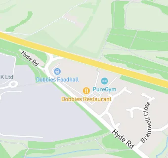 map for Dobbies Garden Centres