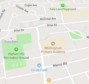 map for Whittingham Primary Academy