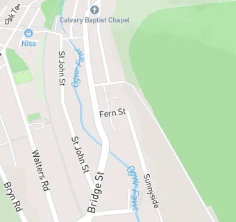 map for Aber Infants School