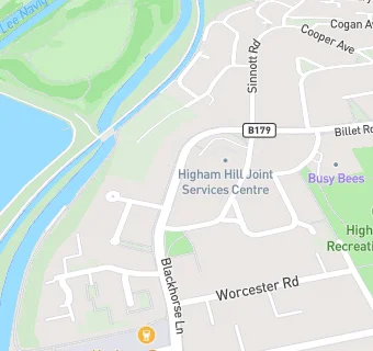 map for The Higham Hill Centre