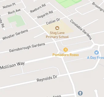 map for Mydentist, Mollison Way, Edgware