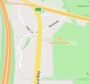 map for Sunny Hill Park Cafe