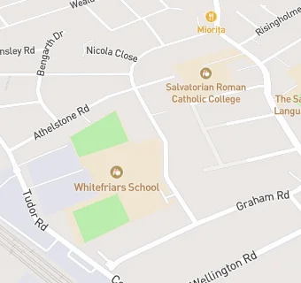 map for Whitefriars School