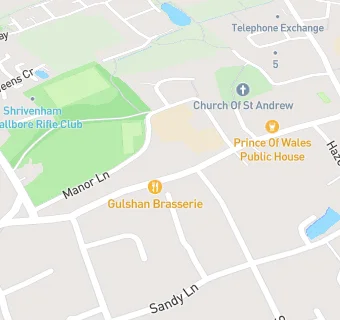 map for Shrivenham Methodist Church