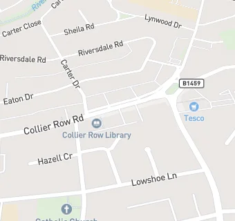 map for Collier Row Dental Clinic