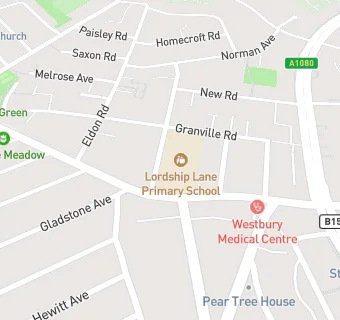 map for Lordship Lane Primary School