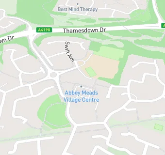 map for Abbey Meads Rendezvous