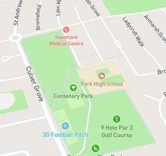 map for Centenary Park Cafe