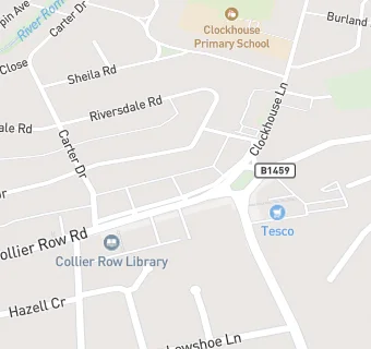 map for Collier Row Convenience Store