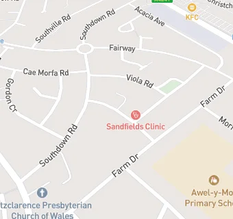 map for Sandy Feet Day Nursery