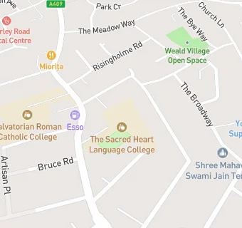 map for The Sacred Heart Language College