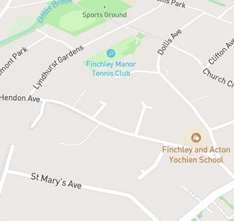 map for Finchley Yochien