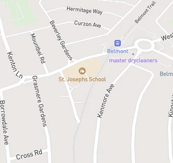 map for St Joseph's Catholic Primary School