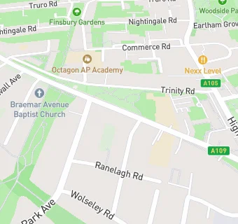 map for Bounds Green Dental Practice