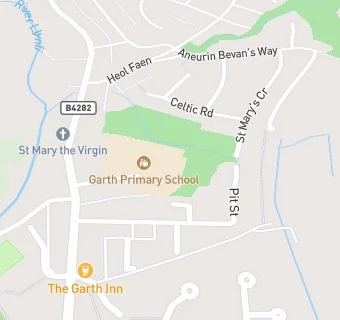 map for Garth  Primary School