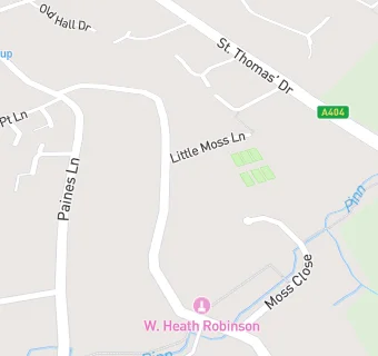 map for Abbotsford Resident Care Home