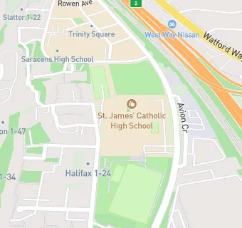 map for Blessed Dominic Catholic Primary School