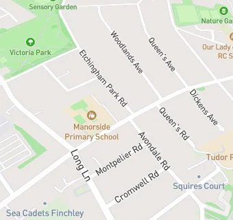 map for Manorside Primary School