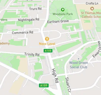 map for Wood Green Supermarket