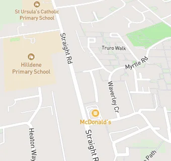 map for McDonald's