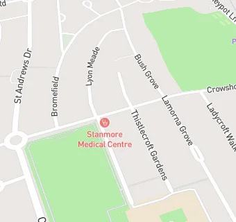 map for The Stanmore Medical Centre