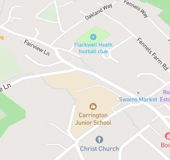 map for Carrington Junior School